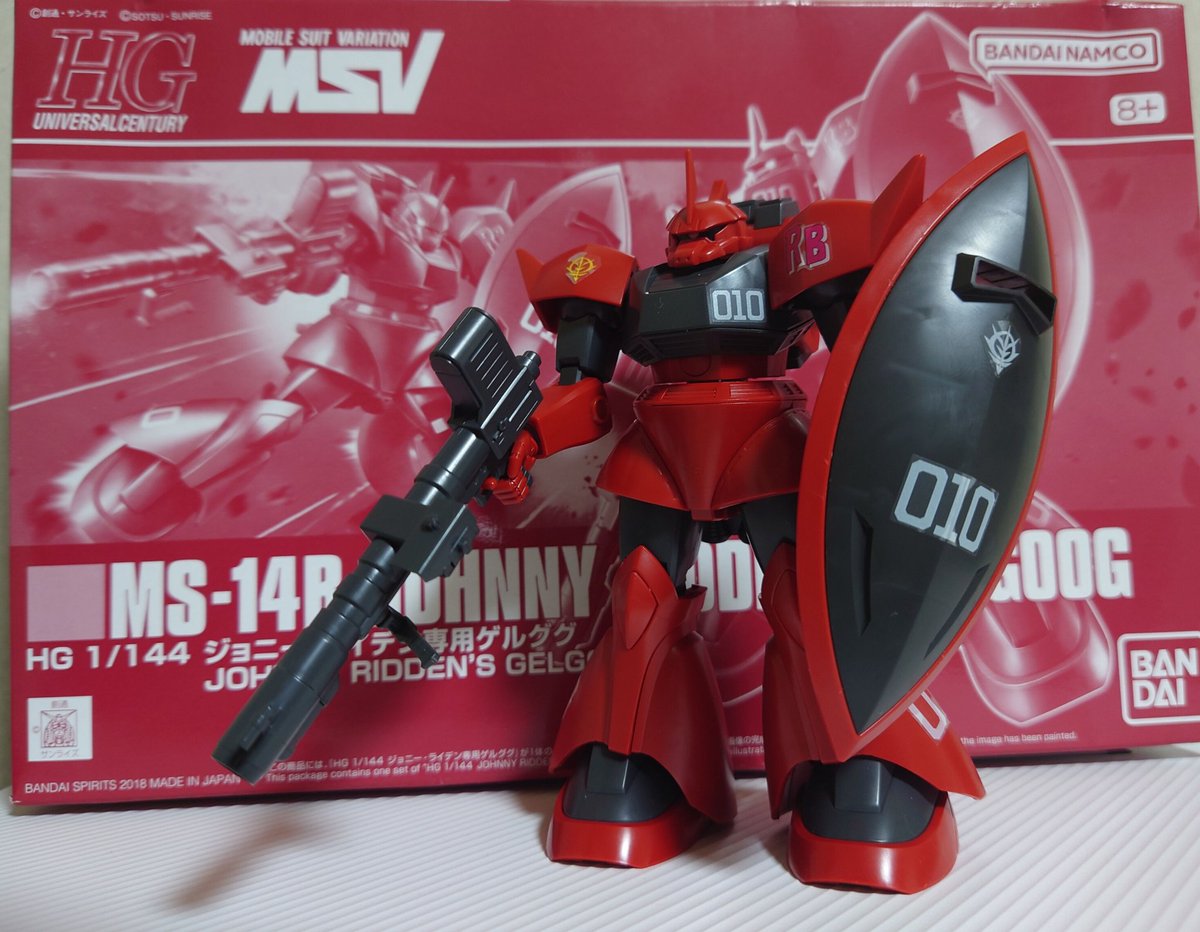 rainmaker0828's tweet photo. 今日のガ��プラ活

今回ゎコレ⬇️⬇️⬇️⬇️⬇️
プレバン限定  HGUC  ジョニー・ライデン専用ゲルググ

MGも勿論､あるけど未だに積んでいます😅
 #ガンプラ https://t.co/QQTnFCq5vM