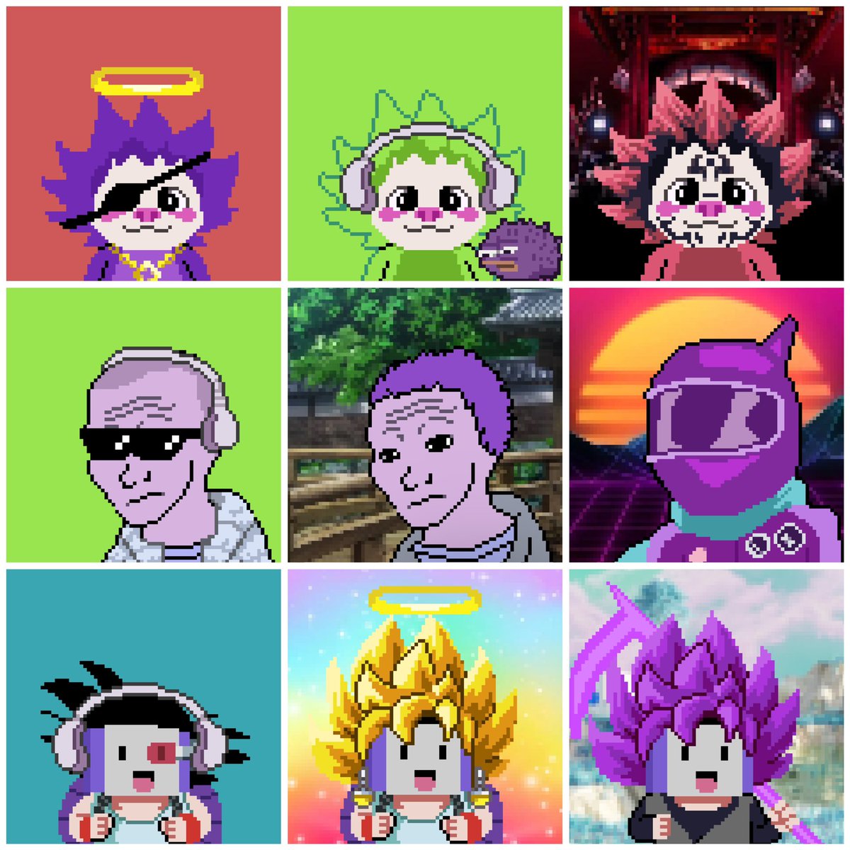 Mojak,Monku and Chog 💜
Which one will you Mint?