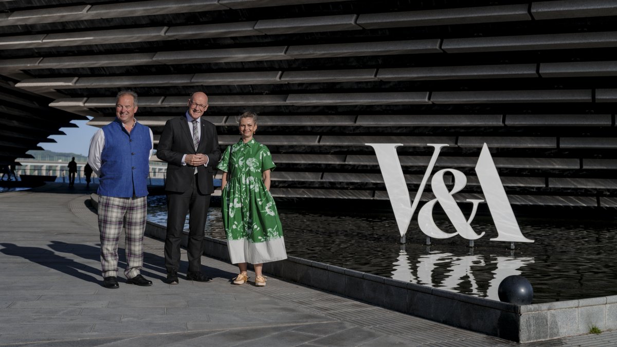 First Minister (@scotgovfm) on Twitter photo First Minister <a href="/JohnSwinney/">John Swinney</a> attended the opening of 'Garden Futures: Designing with Nature' at <a href="/VADundee/">V&A Dundee</a>.
We’re supporting V&A Dundee with £3.8 million culture funding this year – and this exhibition, a UK exclusive, celebrates the role of gardens in our lives. First Minister <a href="/JohnSwinney/">John Swinney</a> attended the opening of 'Garden Futures: Designing with Nature' at <a href="/VADundee/">V&A Dundee</a>.
We’re supporting V&A Dundee with £3.8 million culture funding this year – and this exhibition, a UK exclusive, celebrates the role of gardens in our lives.