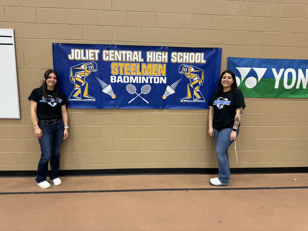 Badminton IHSA State Finals!  The girls had a chance to warm-up before competing on Friday.