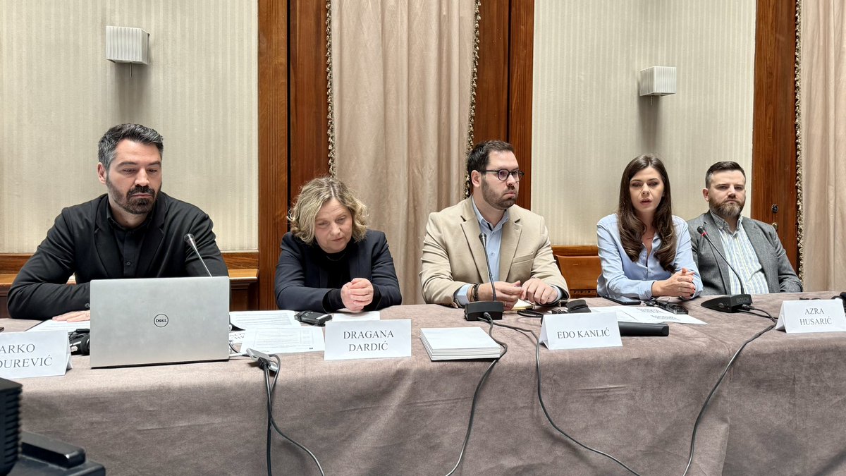 renaudmeyer's tweet photo. On the eve of #IDAHOBIT, pleased to join partners to the launch of the 2025 #PinkReport on status of human rights of #LGBTI people in #BosniaHerzegovina🇧🇦 &amp; broader discussion on HR organized by @soc_sarajevo with support from Embassy of #Netherlands. @UNDPBiH committed to #LNOB https://t.co/0P0k3qo87T