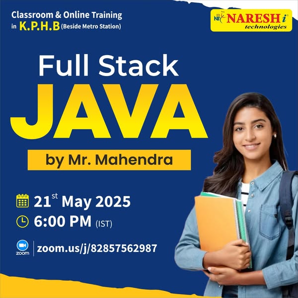srirame66941586's tweet image. Ready to crush Java like a pro?
👉Register here: tr.ee/XKPPPG
Join Core Java & Full Stack Java with Mr. Mahendra
🕕Starts May 21 at 6  PM IST
📘More tech courses: linktr.ee/ITcoursesFreeD…
#LearnJava #JavaBootcamp #Courses #FullStackLife #CodingJourney #JavaMasters