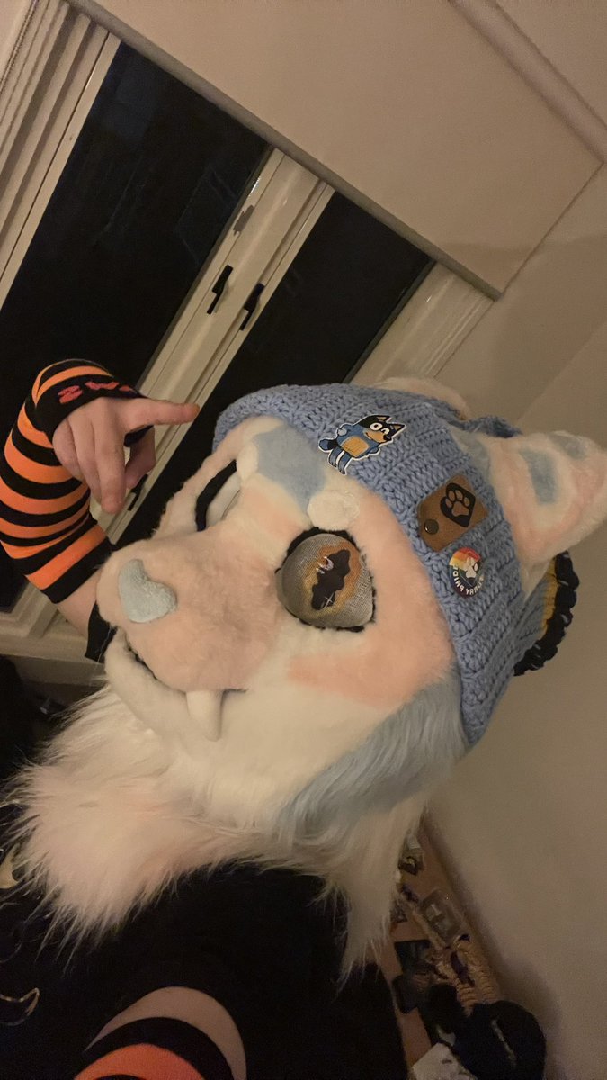 Only good vibes for #FursuitFriday 🎉✨

Hope everyone has a good weekend!! 😸

#furry #fursuit #fursuiteveryday