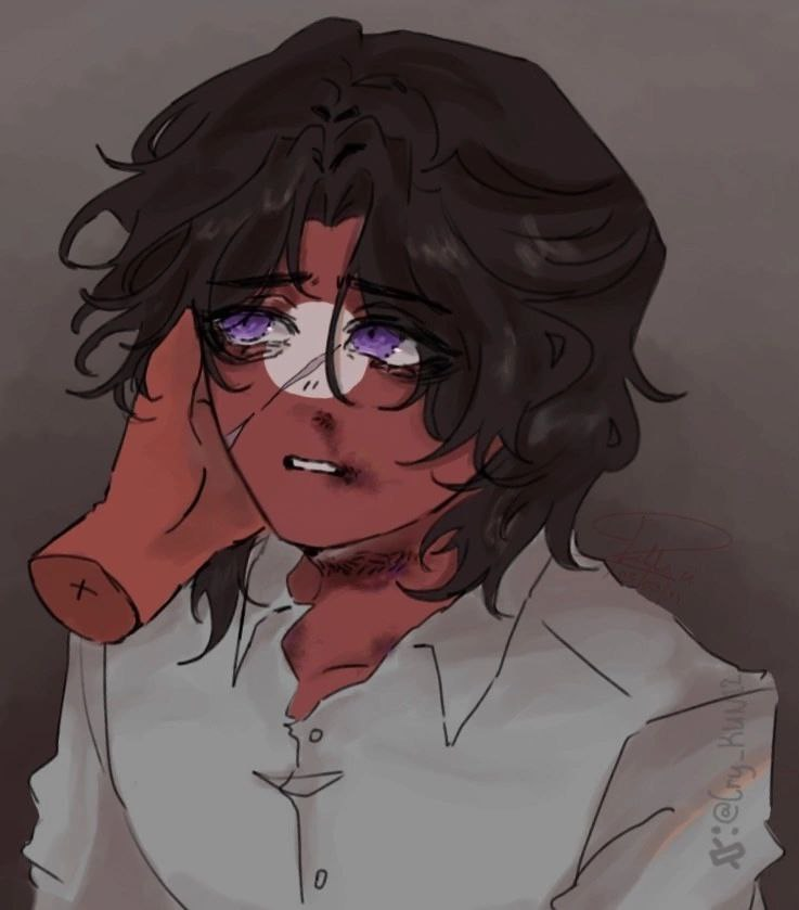 New art on the story "The Scent of Lilac"💕 

I'm just drowning in these deep purple eyes. The work is incredibly beautiful, and the atmosphere is just what you need)

👤 Artist: <a href="/Cry_KUN12/">Rk Ci</a>

#CountryHumans #ussrnazi