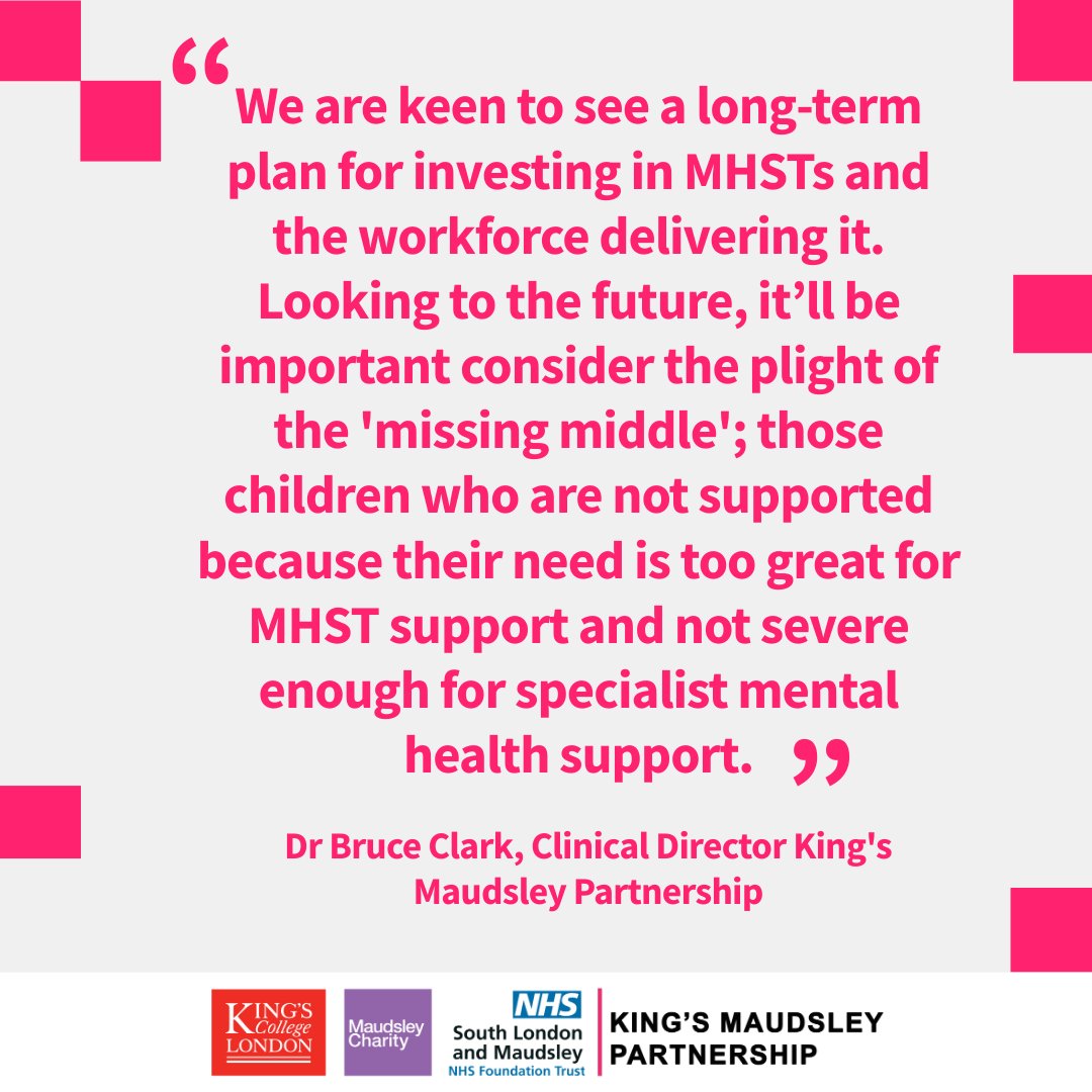 King's Maudsley Partnership (@kingsmaudsley) on Twitter photo "Investing in Mental Health Support Teams (MHSTs) is a powerful tool — we're keen to see a long-term plan” says Dr Bruce Clark, Clinical Director, King's Maudsley Partnership
<a href="/KingsIoPPN/">Institute of Psychiatry, Psychology & Neuroscience</a> <a href="/MaudsleyNHS/">NHS Maudsley</a> <a href="/maudsleycharity/">Maudsley Charity</a> "Investing in Mental Health Support Teams (MHSTs) is a powerful tool — we're keen to see a long-term plan” says Dr Bruce Clark, Clinical Director, King's Maudsley Partnership
<a href="/KingsIoPPN/">Institute of Psychiatry, Psychology & Neuroscience</a> <a href="/MaudsleyNHS/">NHS Maudsley</a> <a href="/maudsleycharity/">Maudsley Charity</a>