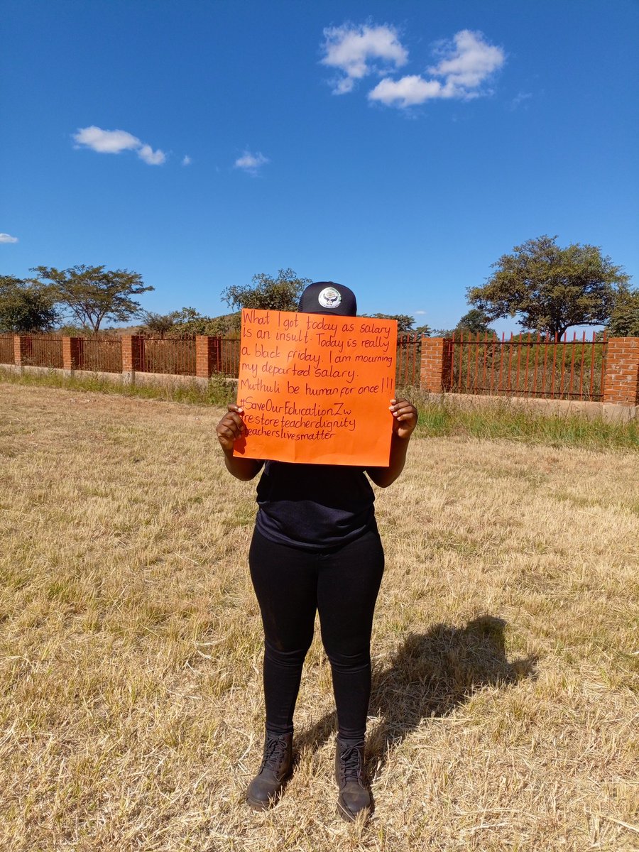 If they see us working they would think we are well paid, when they see us getting paid they would think we don't work. My professon has been reduced to nothin. My heart bleeds. Cry my beloved profession!!! 
#SaveOurEducationZw
#restoreteacherdignity
#teacherslivesmatter