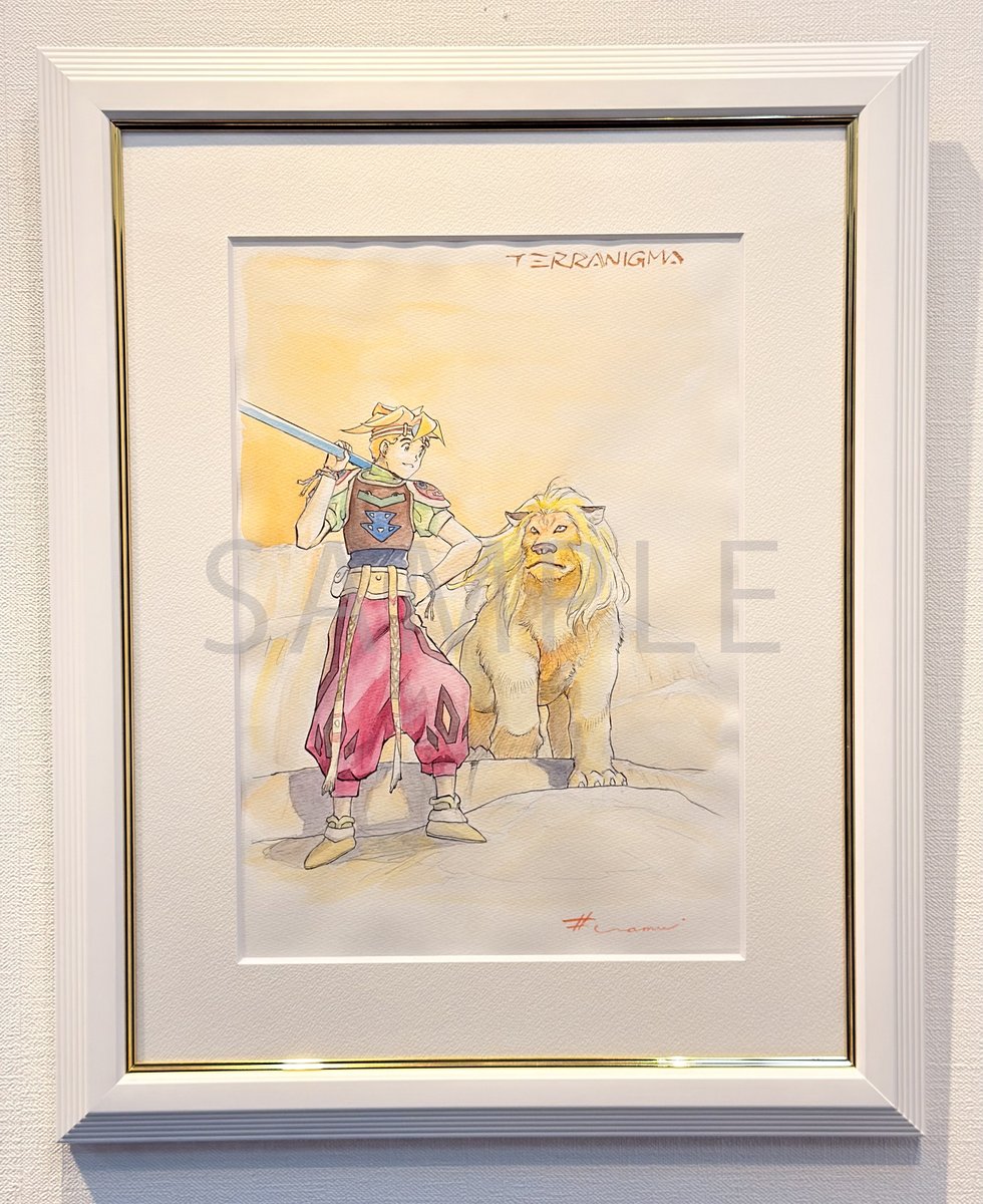 天地創造 原画 直筆ペン画 ヨミ 藤原カムイ DQ天・ワールドツアー ロト天展 藤原カムイ画業45周年記念 「『ドラゴンクエスト列伝 ロトの紋章