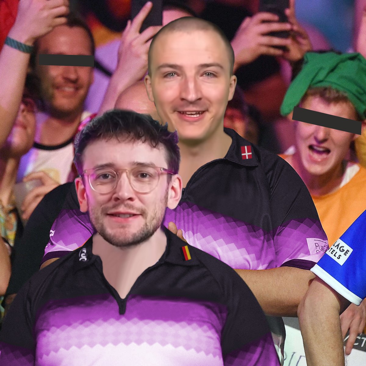 Team CALCIO BERLIN heute bei der Influencer Darts WM
