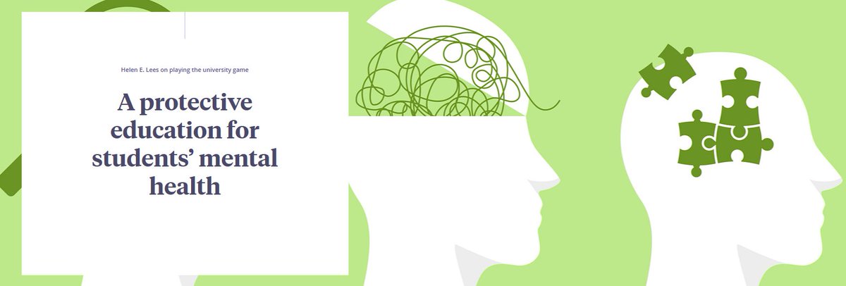 Today on the Academic blog, for #MentalHealthAwarenessWeek, Helen E. Lees advocates for a ‘protective’ education for students’ mental health.  

Read the blog 👉 bit.ly/3HcNCLd