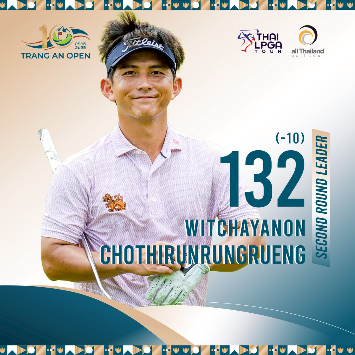โปรซูม เก็บเพิ่มอีก -4 จบรอบสองรั้งผู้นำเดี่ยว กอล์ฟ Trang An Open ที่เวียดนาม

#TrangAnOpen2025 #TrangAnGolfResort
#allThailandGolfTour #ATGT
#OfficialWorldGolfRanking #OWGR