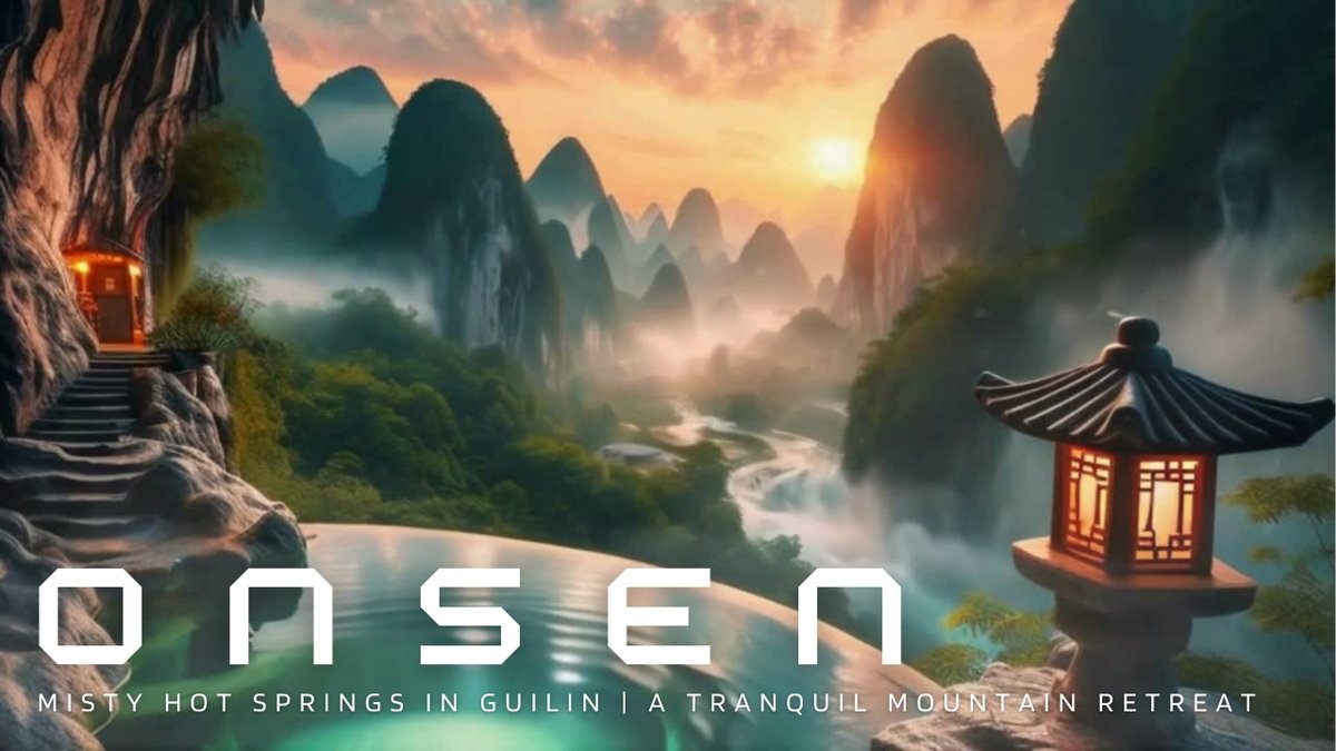 ♨️🎶🎧

---------
Live Now!
---------
Misty Hot Springs in Guilin | A Tranquil Mountain Retreat 🍃
youtube.com/live/fIAOhhzhZ…

Relax and enjoy the hot springs while gazing at China's beautiful nature in Guilin ⛰🏞✨

#RelaxingMusic #sleep
<a href="/YouTube/">YouTube</a>