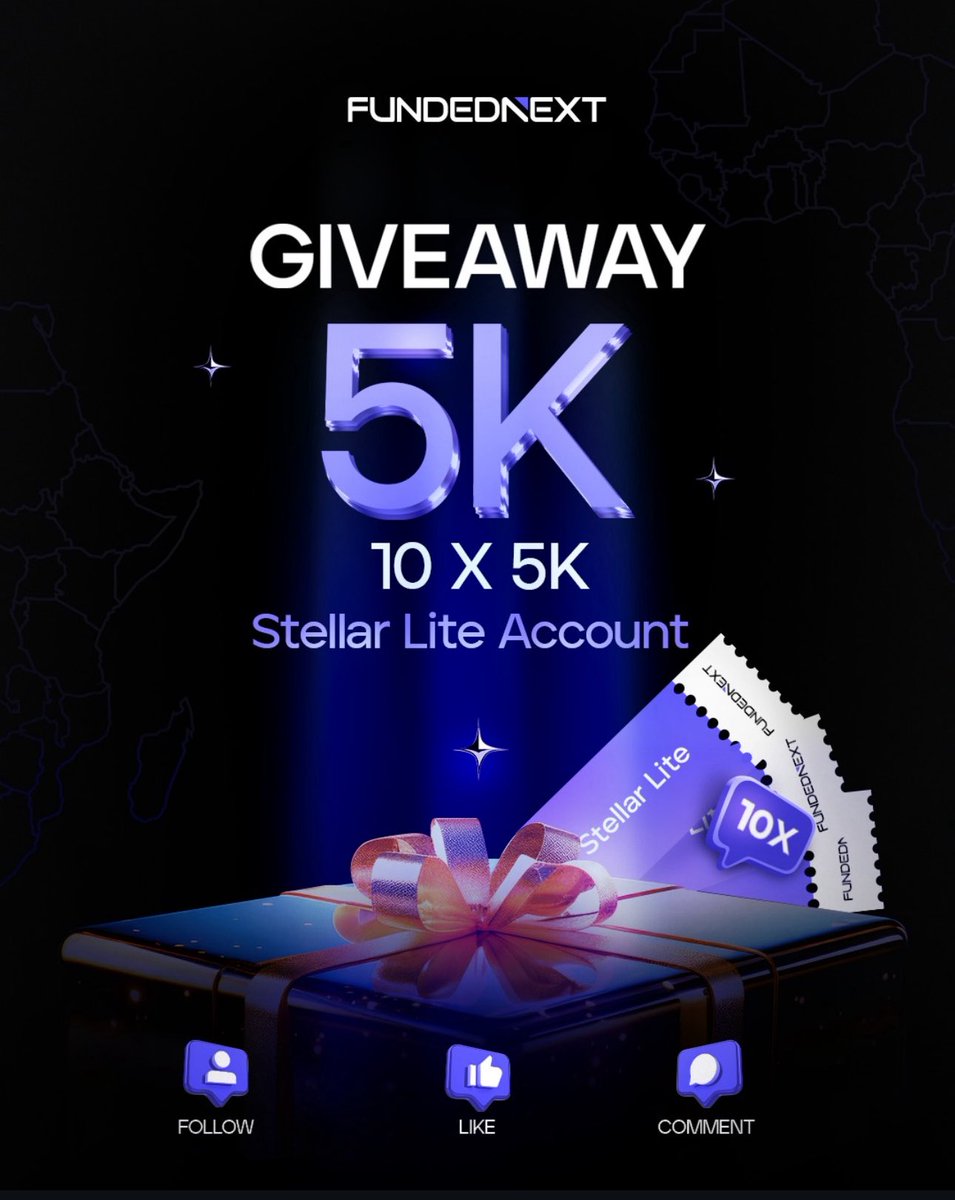 DAX (@thissdax) on Twitter photo I’m teaming up with @fundednext_africa_ to give 10 traders a $5K Stellar Lite Account each!
Here’s how to enter:
1.Sign up: fundednext.com/?fpr=dax
2.Follow <a href="/FundedNext/">FundedNext</a>
3.Like + comment on their post
Winners will be announced on Wednesday💜 I’m teaming up with @fundednext_africa_ to give 10 traders a $5K Stellar Lite Account each!
Here’s how to enter:
1.Sign up: fundednext.com/?fpr=dax
2.Follow <a href="/FundedNext/">FundedNext</a>
3.Like + comment on their post
Winners will be announced on Wednesday💜