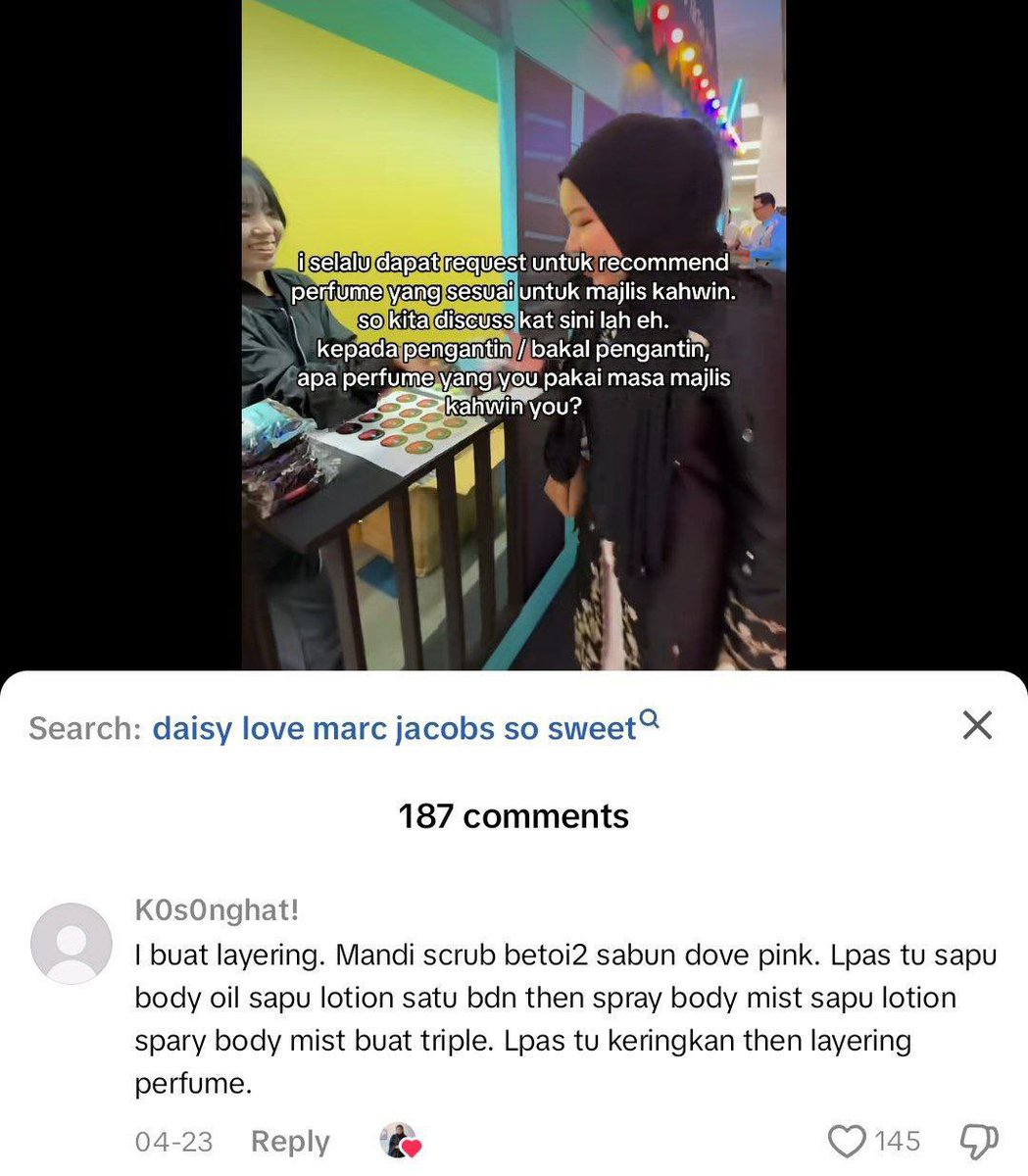goodlucksofea's tweet photo. Oh ni rupanya rahsia sebenar pengantin maintain wangi seharian masa majlis sampai ke outdoor petang pun still wangi 😍

Pilihan perfume wangi tu memang personal la, tapi NAK MAINTAIN WANGI seharian tu ni rahsia rupanya. Bookmark! https://t.co/OeJmF1vxFQ