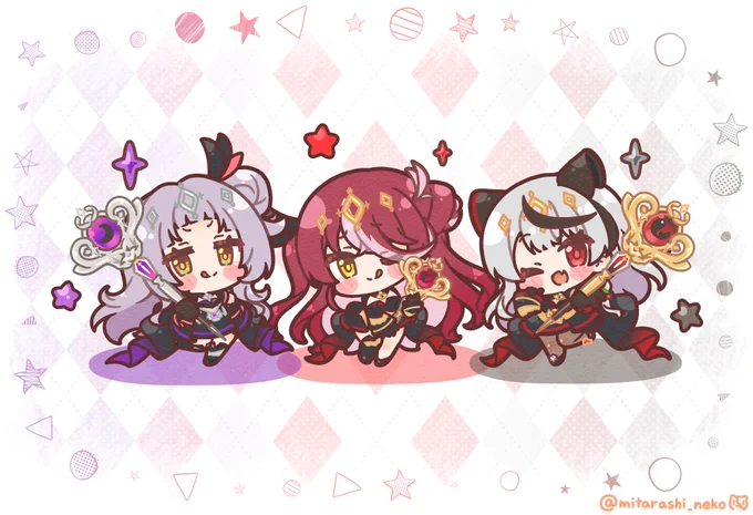 新生 #ホロウィッチ も楽しみ～! この並びも大事な思い出…( ˘ω˘)
