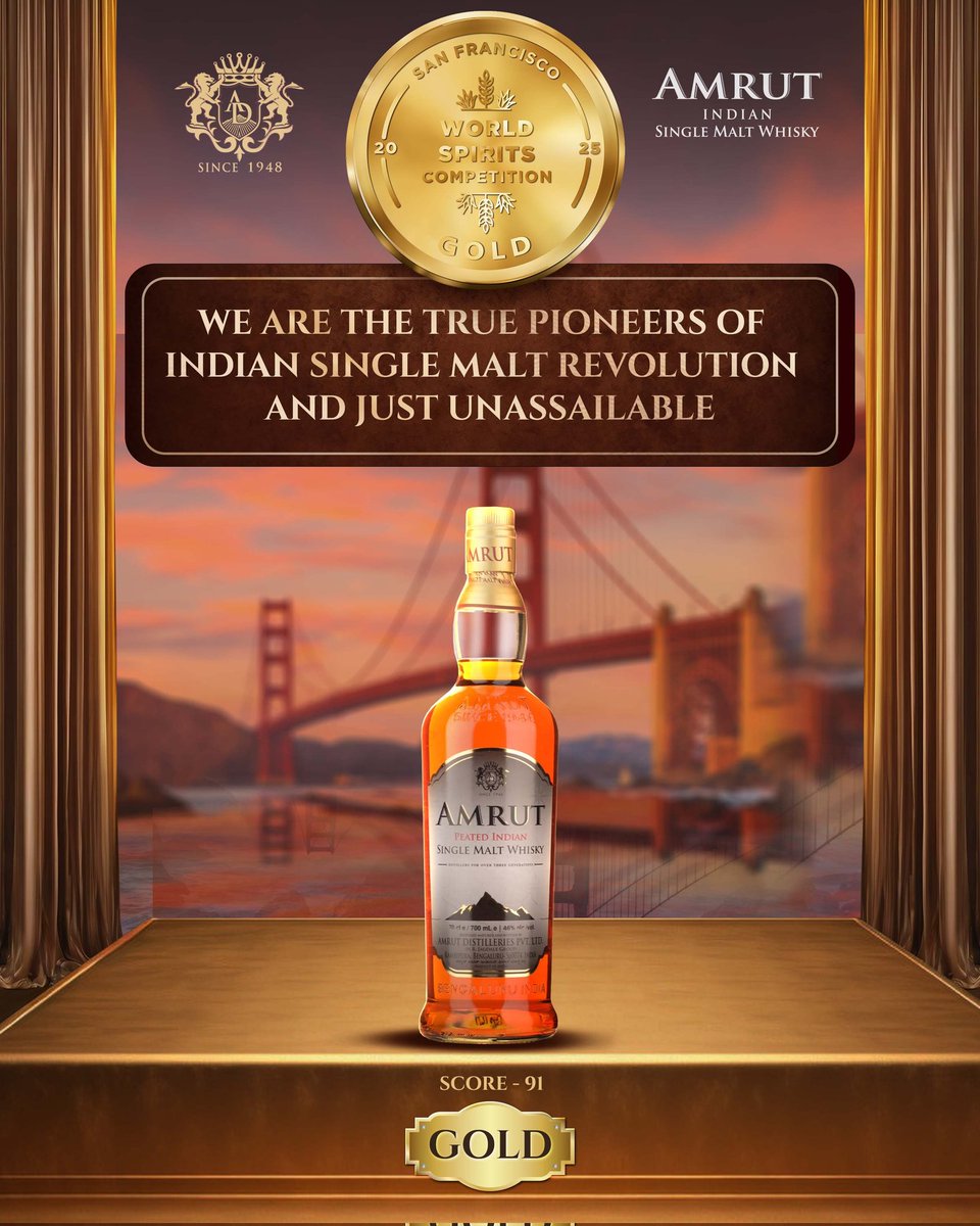 Amrut Distilleries, India tweet media