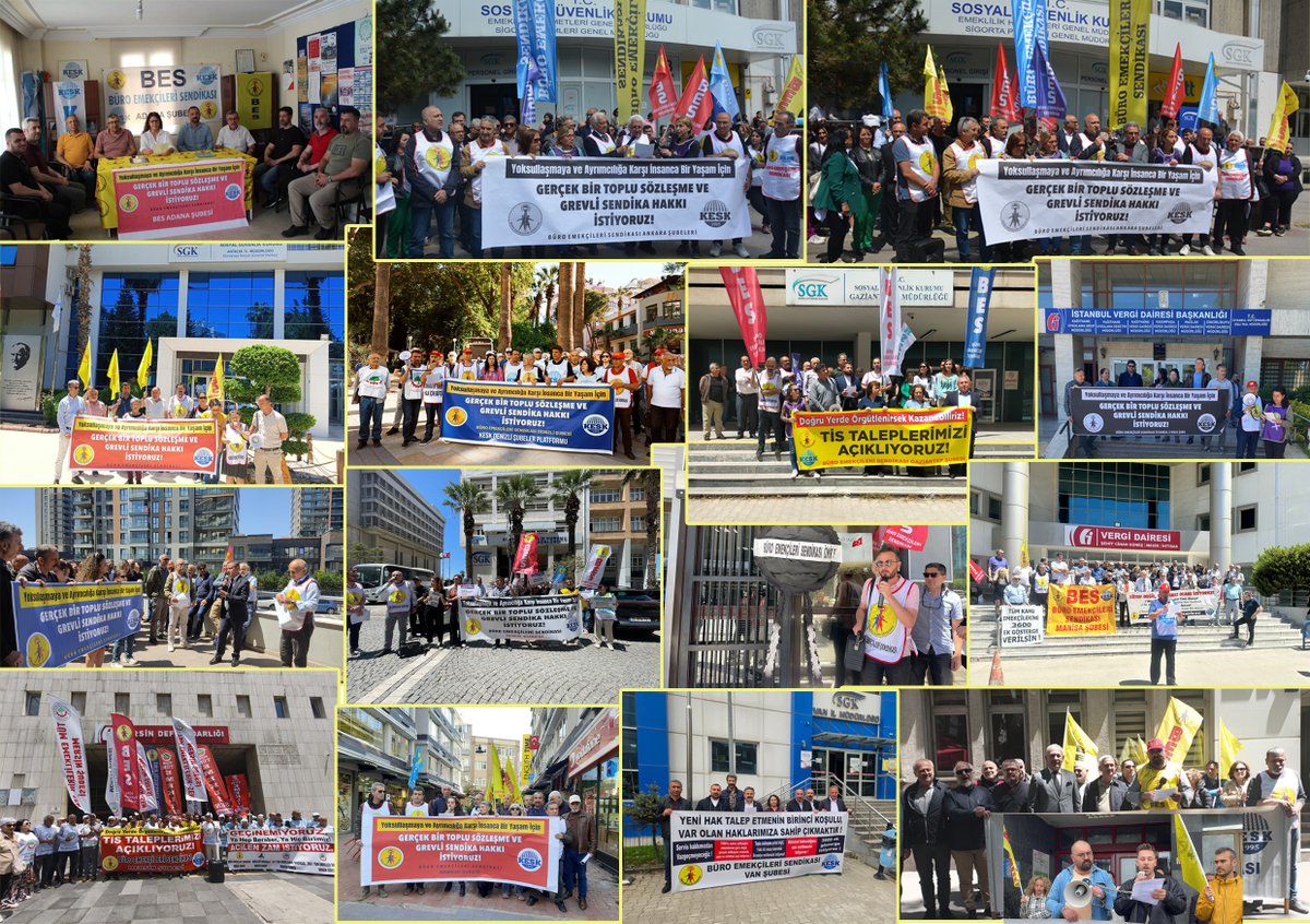 TİS TALEPLERİMİZİ PAYLAŞTIK :
GERÇEK BİR TOPLU SÖZLEŞME VE GREVLİ SENDİKA HAKKI İSTİYORUZ! ⤵️
bes.org.tr/2025/05/16/tis…

#TİSTaleplerimiziAçıklıyoruz 
#BESeÜyeOl #KatılDeğiştirelim