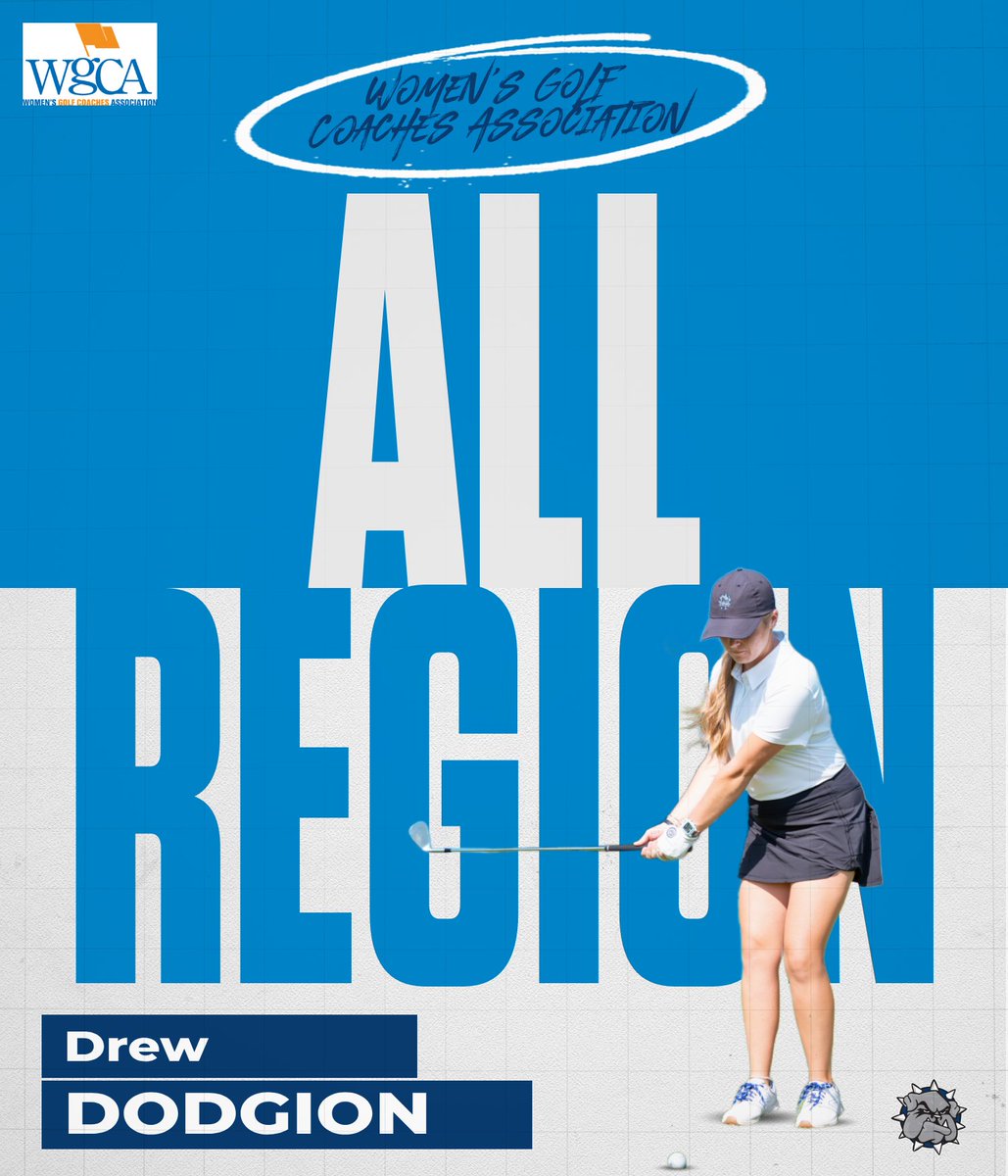 Drew Dodgion was named an All-Region selection by the WGCA 💥💥