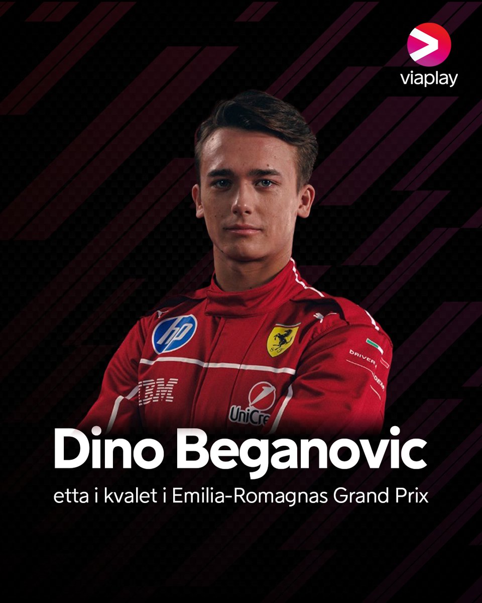 ViaplayMotorSE's tweet photo. Wow Dino Beganovic! 🙌🇸🇪

Svensken tog sin första pole position i Formel 2 1⃣ https://t.co/NKDvfiLKN3