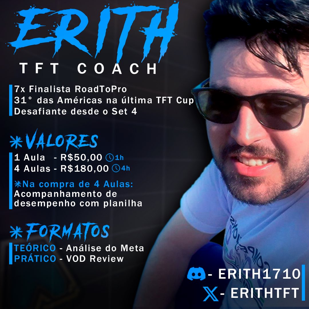 Galera vim anunciar que minha agenda de coachs está aberta novamente!! 
Qualquer dúvida sobre os formatos ou qualquer coisa basta me chamar na dm aqui ou no discord