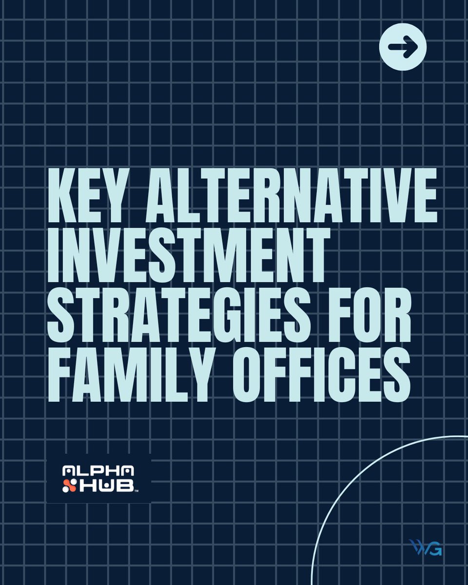 WalterGomez_'s tweet photo. Family offices are increasingly turning to alternative investments to diversify portfolios and drive long-term value.
Understanding and strategically leveraging these vehicles is critical for sustained growth in an evolving market.
#FamilyOffice #PrivateEquity #VentureCapital https://t.co/ux273aGc6T