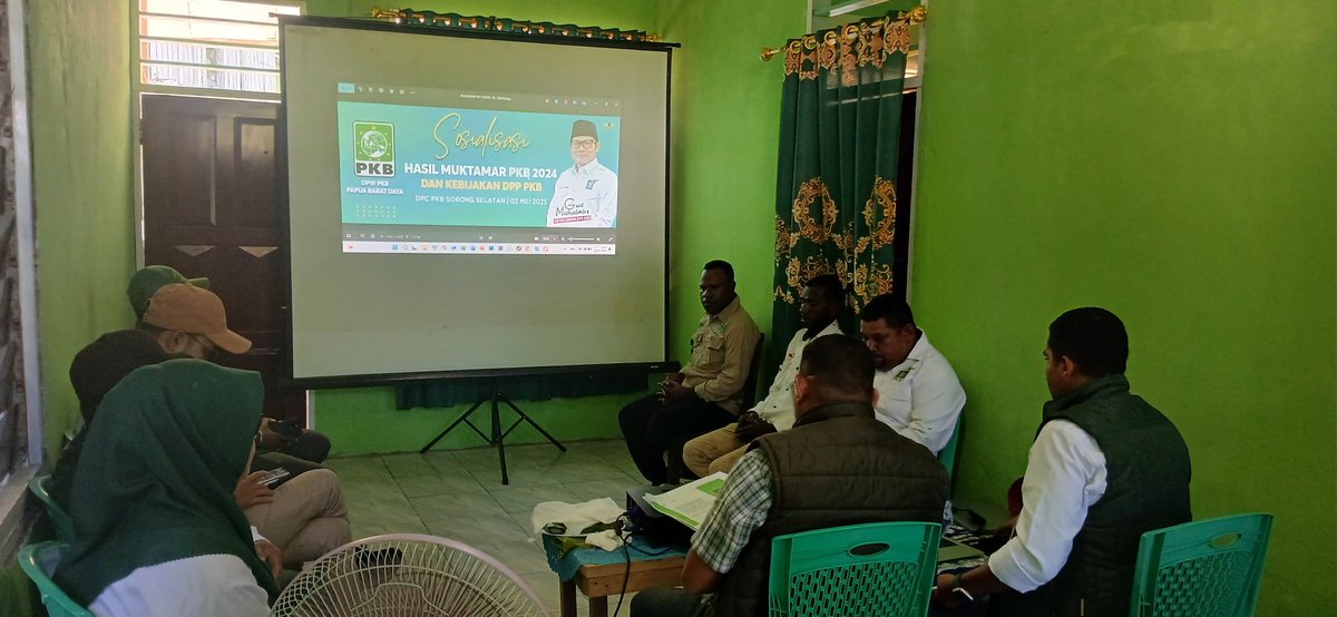 PKB SORONG SELATAN!

DPW PKB Papua Barat Daya melanjutkan roadshow politik di DPC PKB Kabupaten Sorong Selatan, (Kamis, 2/5/25).

<a href="/cakimiNOW/">A Muhaimin Iskandar</a> <a href="/EmHasanuddin/">M Hasanuddin Wahid</a> <a href="/hanifdhakiri/">MHD</a> <a href="/halimiskandarnu/">ABDUL HALIM ISKANDAR</a>

#SolidUntukMenang #GusMuhaimin