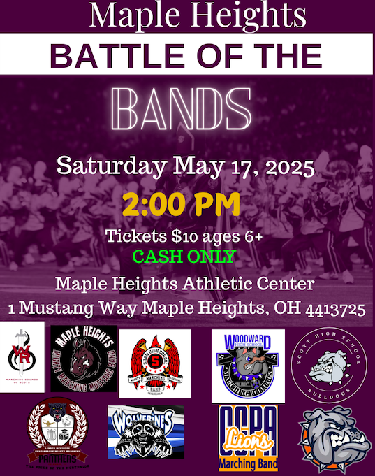 Battle of the Bands is tomorrow 5/17.