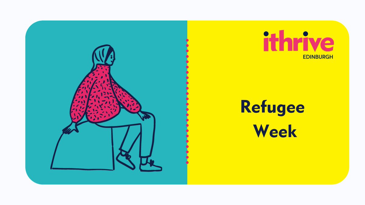 Refugee Week is a time to connect, share stories &amp; build community.

If you're a refugee, asylum seeker or from a minority ethnic community in Edinburgh, you're not alone. 🌍

Find support on iThrive: ithriveedinburgh.org.uk/self-help/self…