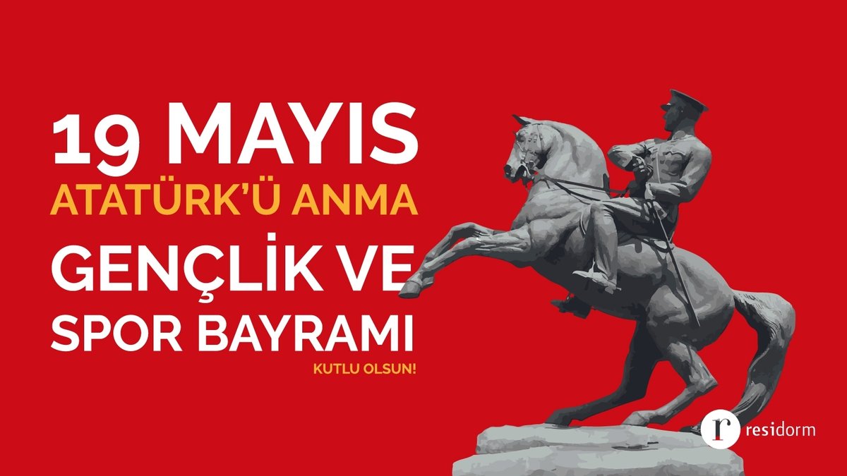 19 Mayıs Atatürk'ü Anma, Gençlik ve Spor Bayramımız kutlu olsun!🇹🇷

#19mayısatatürküanmagençlikvesporbayramı