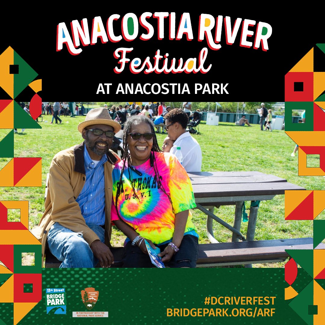 🌞 This Saturday from 1–5 PM, bring the whole crew out for a  day of fun at the Anacostia River Festival! Enjoy live music, fishing workshops, canoeing, and MORE! RSVP at bridgepark.org/arf
 #DCRiverFest #FamilyFriendly #LiveMusic