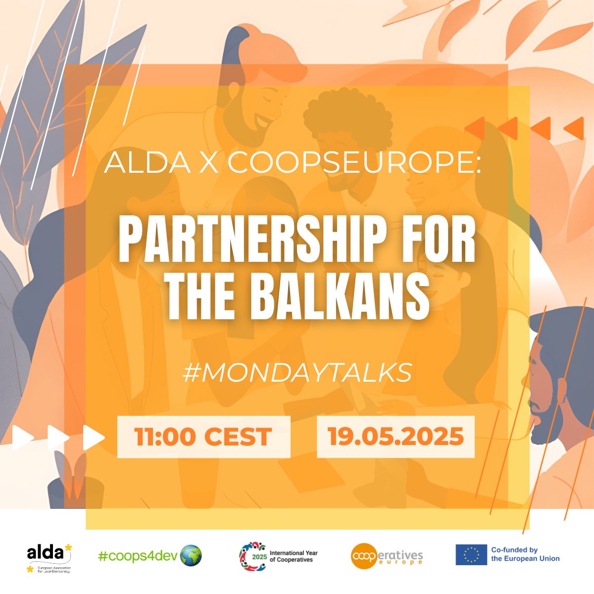 CoopsEurope's tweet image. 📣Join us &amp;amp; @alda_europe for the 1st #MondayTalks webinar:
Partnership for the BOOST Balkans
🗓️ 19 May | Next Monday!
Info🔗 coopseurope.coop/events/launchi…

🎙️ Vivian Woodell &amp;amp; Zoran Kordić will share insights on coops, energy &amp;amp; democracy in the Balkans.

#coops4dev🌍 #ALDAxCoopsEurope