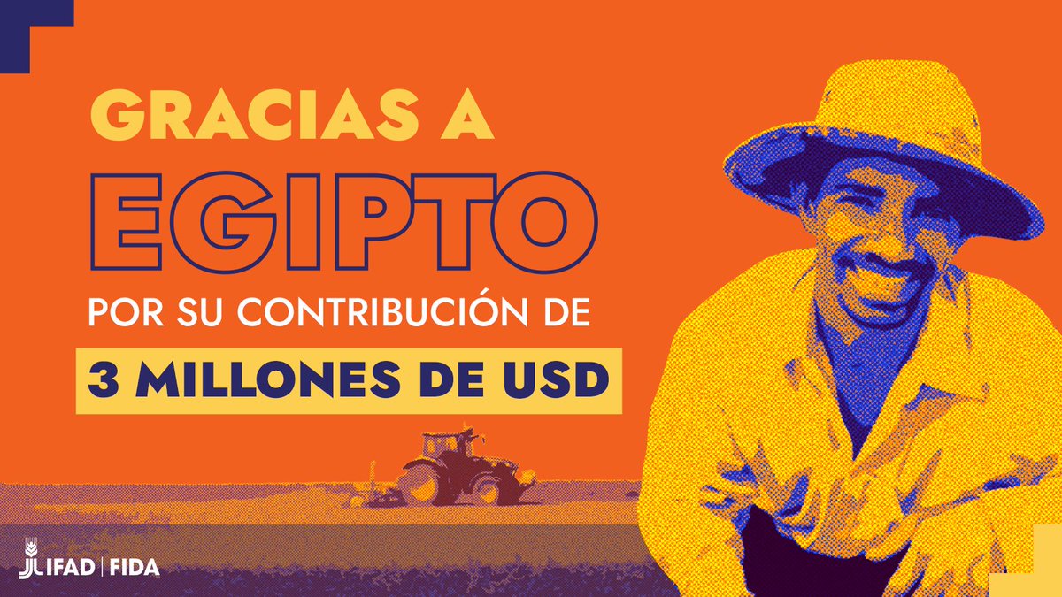 IFADespanol's tweet image. ¡Gracias a Egipto! @MfaEgypt
Su apoyo traza un horizonte de crecimiento sostenible y seguridad alimentaria para las comunidades rurales.
#InvierteenlaPoblaciónRural