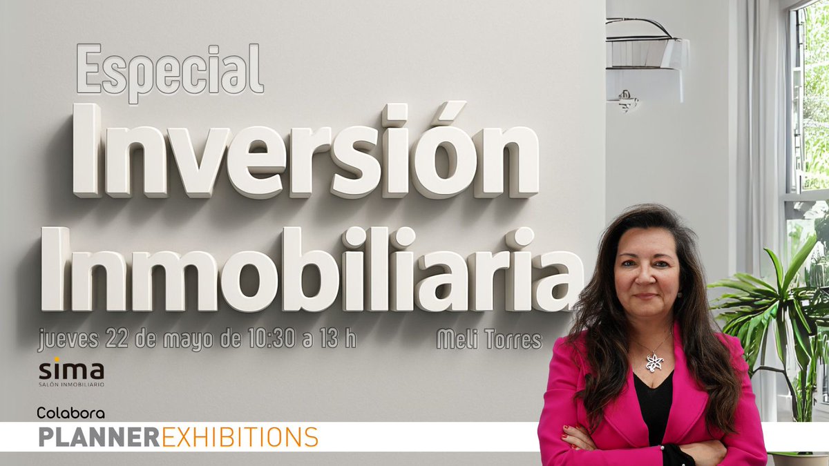 🔴ESPECIAL | <a href="/simaexpo/">SIMA</a>, el evento internacional de referencia del inmobiliario residencial, vuelve un año más a <a href="/IFEMA/">IFEMA MADRID</a> y <a href="/luzmelia5/">Luzmelia Torres</a> estará allí presente con un programa especial en colaboración con Planner Exhibitions

📻Jueves 22 de mayo, a las 10:30h. en capitalradio.es/directo