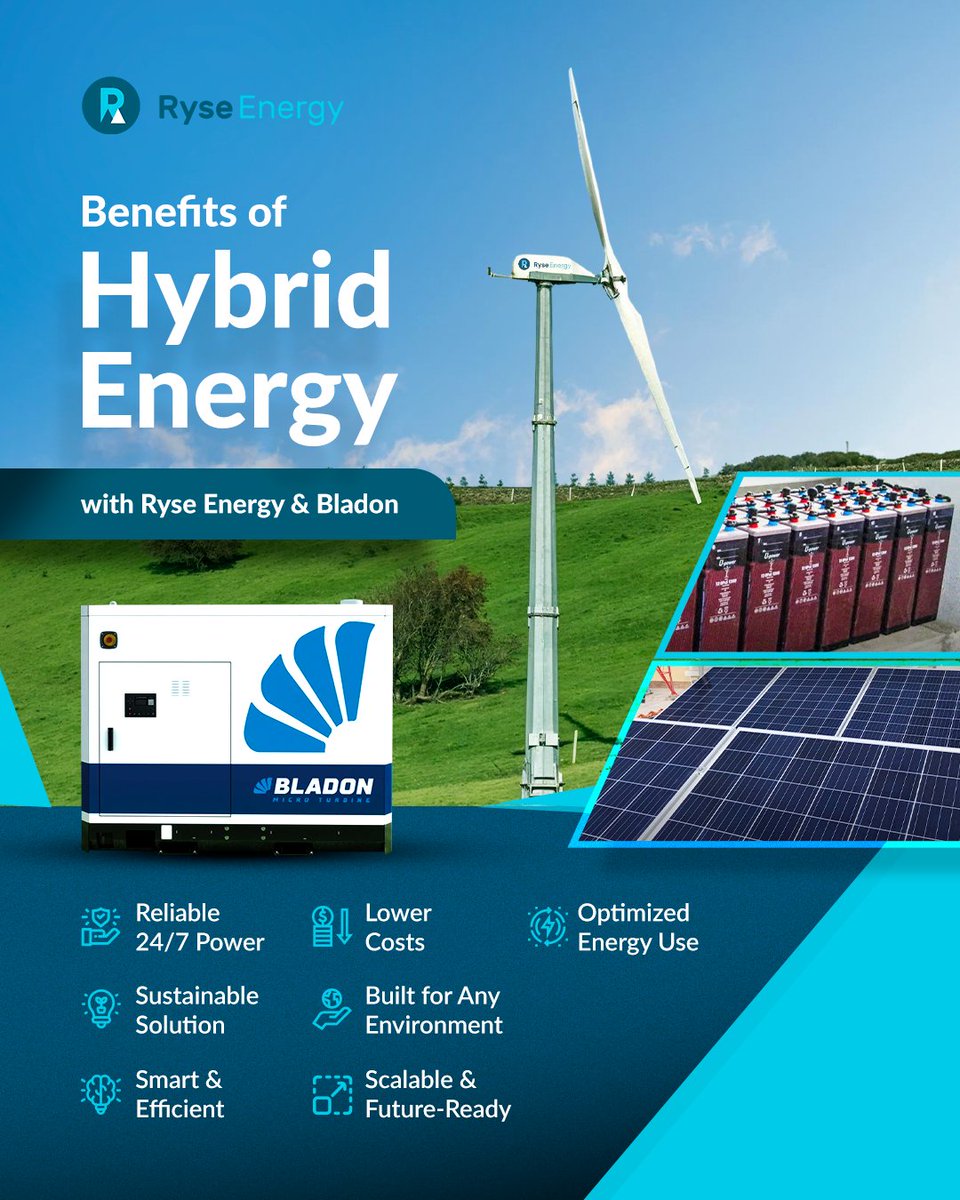 Remote telecom sites face harsh weather, fuel supply issues, and costly maintenance, causing unreliable power. #RyseEnergy and <a href="/BladonMTG/">Bladon Micro Turbine</a>'s solutions deliver uninterrupted power, reduced fuel reliance, and minimal maintenance. Want to learn more? Let’s chat: info@ryse.energy