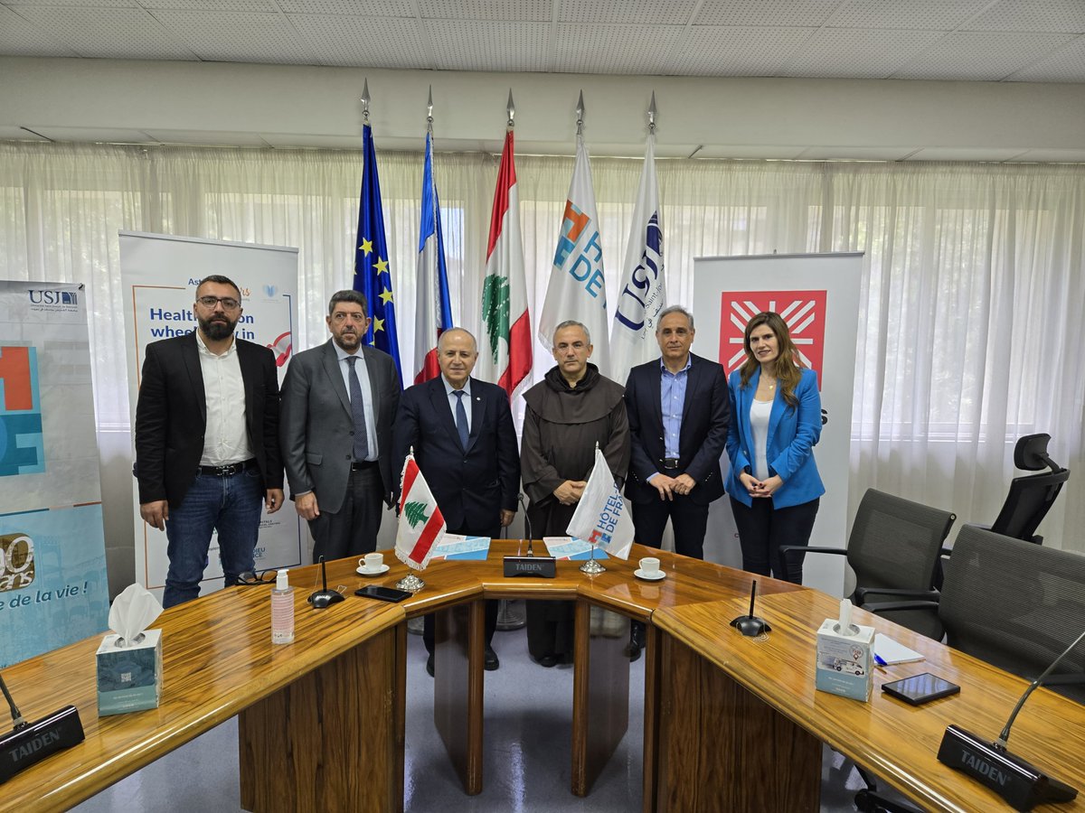 Caritas Lebanon (@caritaslb) on Twitter photo 🤝In a step reflecting their shared commitment to healthcare & humanitarian service, Hôtel-Dieu de France <a href="/hdf_lb/">Hôtel-Dieu de France</a> & Caritas Lebanon signed an MoU to enhance collaboration in medical services via the operation of a mobile clinic, ensuring healthcare access in remote areas. 🤝In a step reflecting their shared commitment to healthcare & humanitarian service, Hôtel-Dieu de France <a href="/hdf_lb/">Hôtel-Dieu de France</a> & Caritas Lebanon signed an MoU to enhance collaboration in medical services via the operation of a mobile clinic, ensuring healthcare access in remote areas.