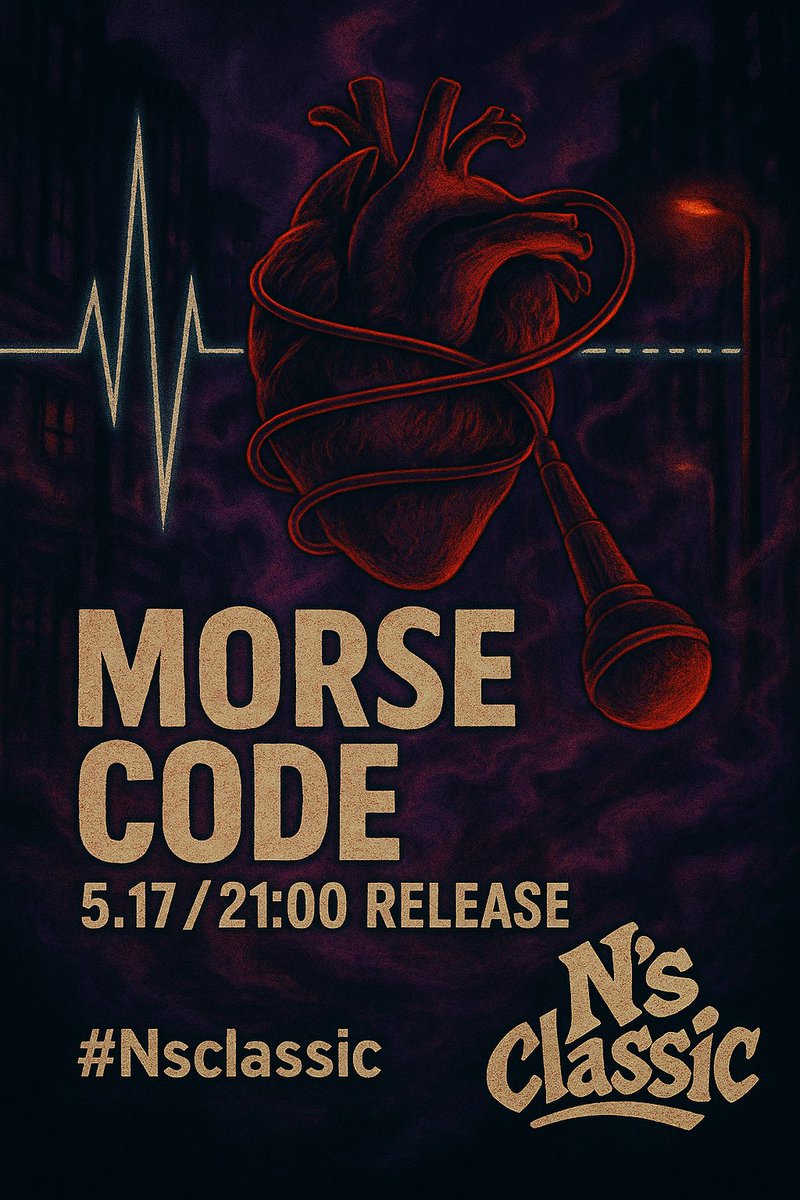 nsc_lss's tweet image. ⸻

Morse Code

“届かない声でも、信じて放つ。”

4人それぞれの痛みと衝動が交差する、魂のサイファー。
すべての感情を、マイクとコードに託して──

5.17 / 21:00 公開。

#Nsclassic #MorseCode
#新曲予告 #日本語ラップ #ネットラップ #HIPHOPクルー

⸻