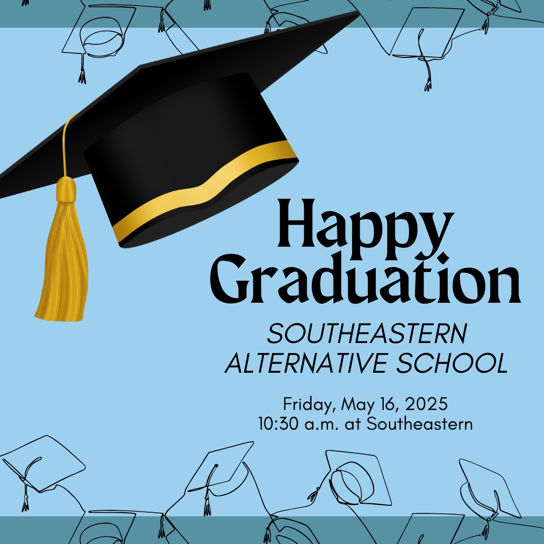 It’s your day, Southeastern grads! 🎓 Class of 2025, you’ve earned every moment. Congrats to our students and families. We are excited to celebrate you today at 10:30 a.m. at SAS! 💙