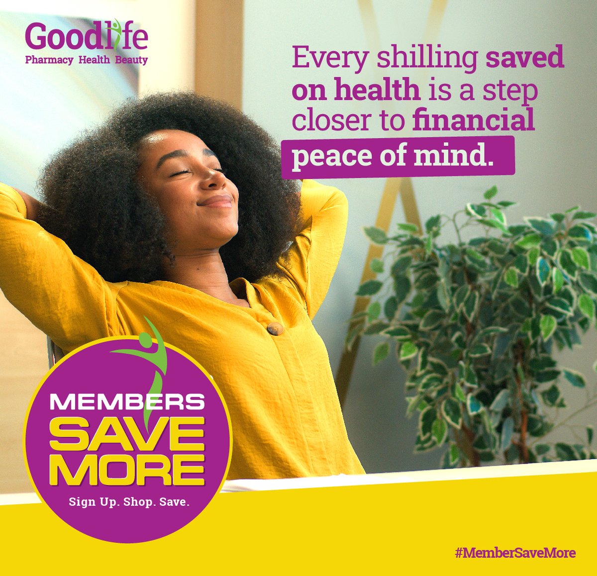 Every swipe at the counter saves you more.
  Become a member of My Goodlife Club today.
  #MemberSaveMore #JoinTheClub