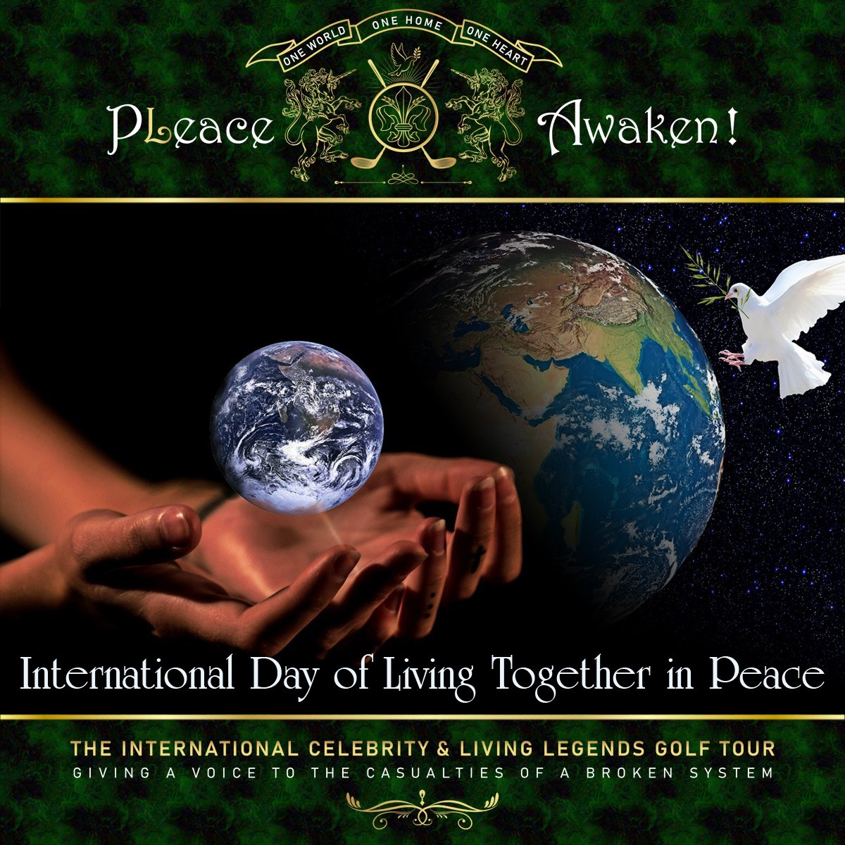 PLeace Awaken Celebrity & Living Legends Golf Tour tweet media