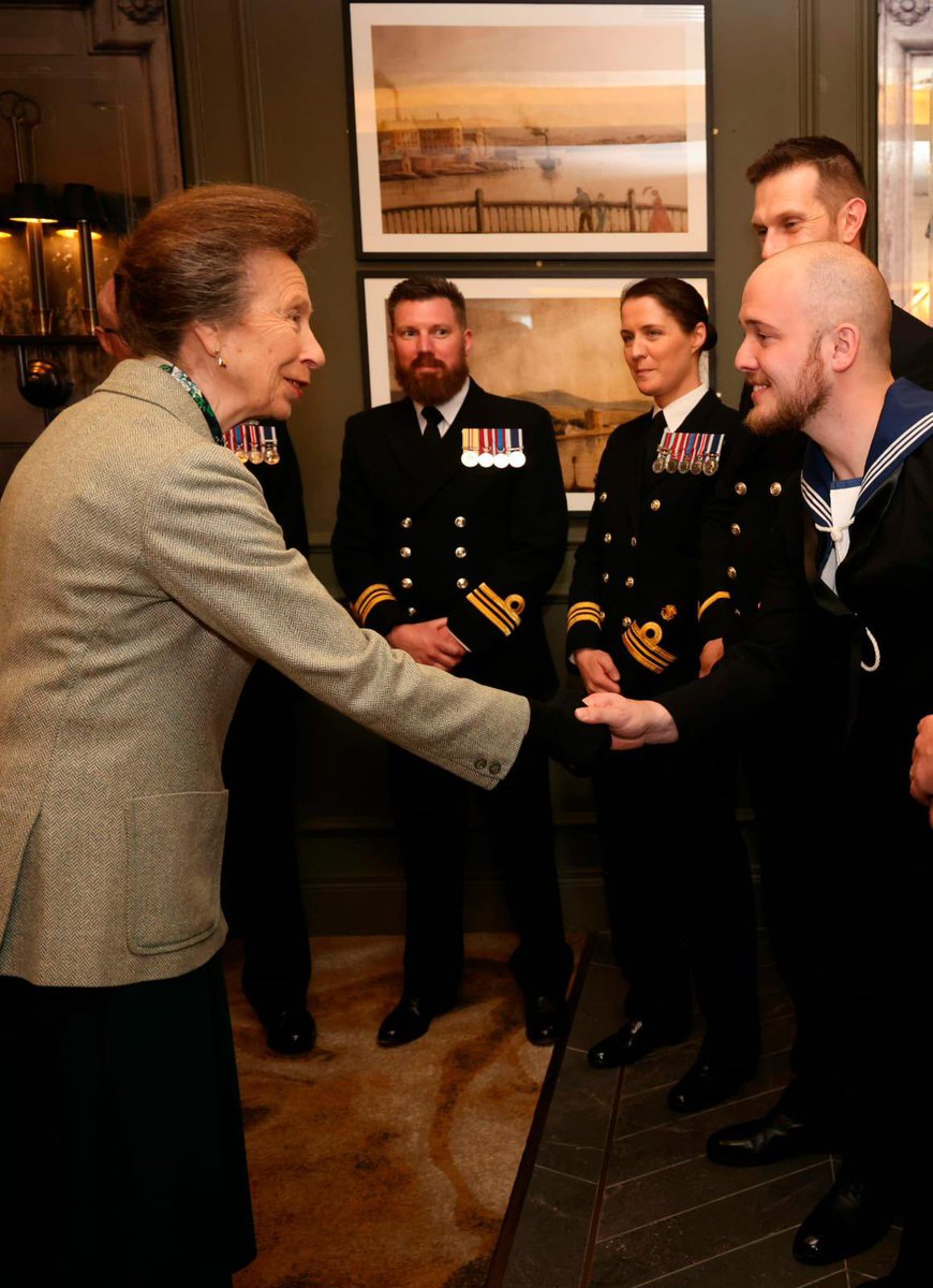 HMS HIBERNIA (@hms_hibernia) on Twitter photo A privilege for HMS Hibernia personnel to meet HRH The Princess Royal at the Battle of the Atlantic commemoration, honouring the bravery of all who served.
<a href="/RNinNIreland/">Royal Navy in Northern Ireland</a> A privilege for HMS Hibernia personnel to meet HRH The Princess Royal at the Battle of the Atlantic commemoration, honouring the bravery of all who served.
<a href="/RNinNIreland/">Royal Navy in Northern Ireland</a>