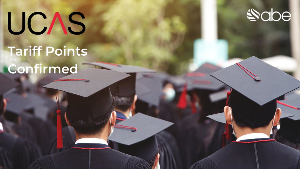 abetalk's tweet image. Our new Level 3 qualifications now have UCAS tariff points confirmed. Please refer to the table here for details: abeuk.com/about-us/news/…

#Level3Qualifications #UCASPoints #ABEUK