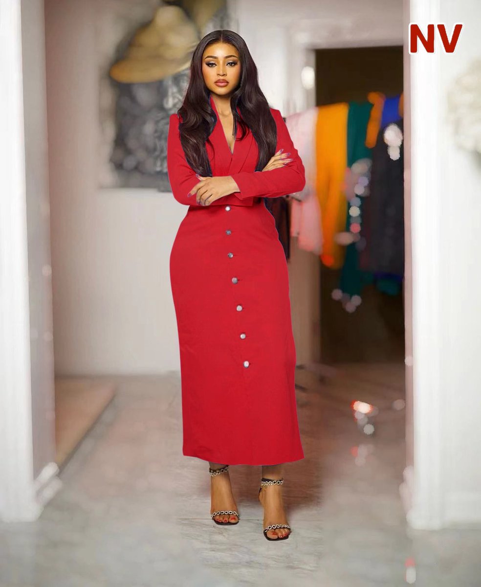 LunsetN's tweet photo. Blazer dress 
S to 3XL R390 https://t.co/YT228N2MvT