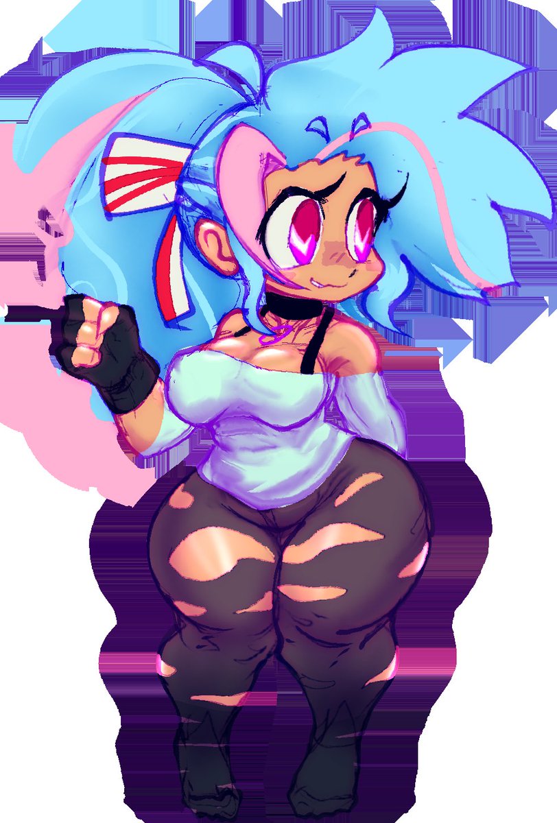 In case you're wondering, no, we're not going to rule out anything from SkyBlue. What we'll do is adapt it as a NoSky (that is, it won't be Sky anymore) and adapt the design to CreamBlue.

Here I leave you the design we had for Blue made by <a href="/GojironArt/">~G O J I R O N °</a> x]
#skyverse #FNF