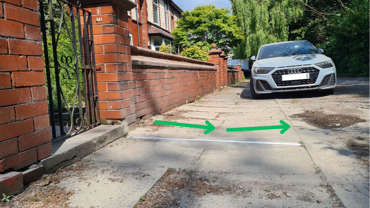 Pavements are not always flat or even.

So we sometimes need to widen the reinstatement either side of the channel to create a gradual transition with the surrounding surface.

This ensures that no trip hazard is introduced and that the pavement remains safe for all users.