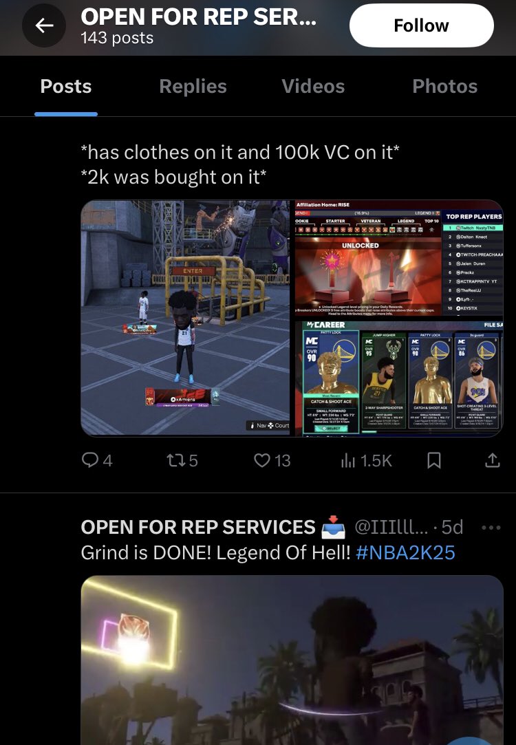 NBA2K Scammers List | Proof Page ❎ tweet media