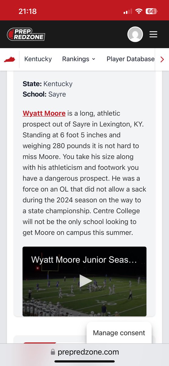 Wyatt Moore (@wyattmoore2026) on Twitter photo Thanks to <a href="/CoachCFarris/">Coach Chase Farris</a> and <a href="/PrepRedzoneKY/">Prep Redzone Kentucky</a> for the write up! <a href="/CentreFootball/">Centre College Football</a> put on a great event!
<a href="/ChadPennington/">Chad Pennington</a> <a href="/CoachJSASmith/">Coach Joshua Smith</a> <a href="/LippertScouting/">Ryan Lippert</a> <a href="/lexsayrefb/">Sayre Football</a> Thanks to <a href="/CoachCFarris/">Coach Chase Farris</a> and <a href="/PrepRedzoneKY/">Prep Redzone Kentucky</a> for the write up! <a href="/CentreFootball/">Centre College Football</a> put on a great event!
<a href="/ChadPennington/">Chad Pennington</a> <a href="/CoachJSASmith/">Coach Joshua Smith</a> <a href="/LippertScouting/">Ryan Lippert</a> <a href="/lexsayrefb/">Sayre Football</a>