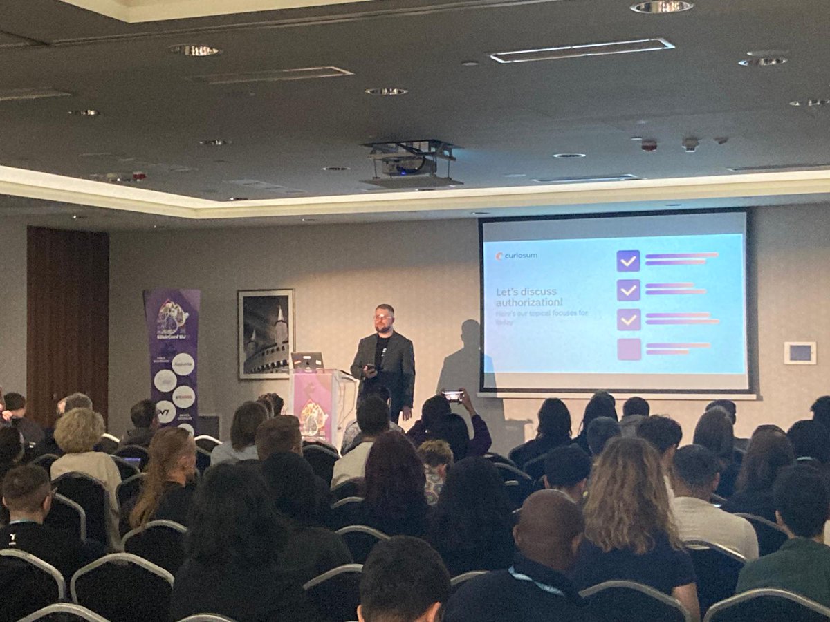 🔐 use SimpleAuth
<a href="/VincentVanBush/">Michał Buszkiewicz</a> , CTO at <a href="/curiosum_dev/">Curiosum</a>  reveals a flexible, no-headache approach to Elixir authorization. Clean, powerful, and production-ready!
#ElixirConfEU #ElixirAuth #Curiosum