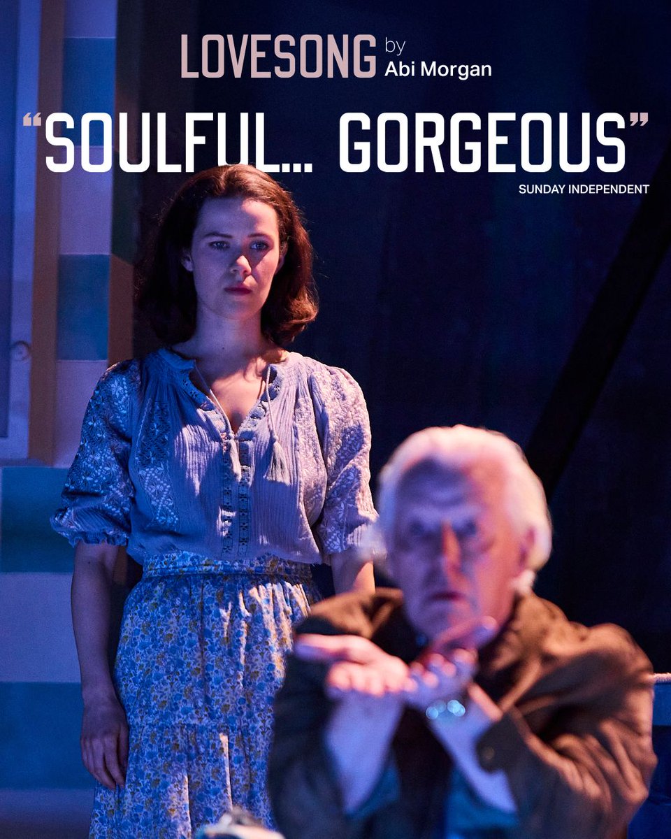GateTheatreDub's tweet photo. "Soulful... Gorgeous"*

LOVESONG by Abi Morgan
Directed by David Bolger
NOW ON at the Gate Theatre

💗

🎟️ Book tickets: https://t.co/vsYAsojnR6

Photos by Patricio Cassinoni
*Source: The Sunday Independent https://t.co/jkWxbehUoJ
