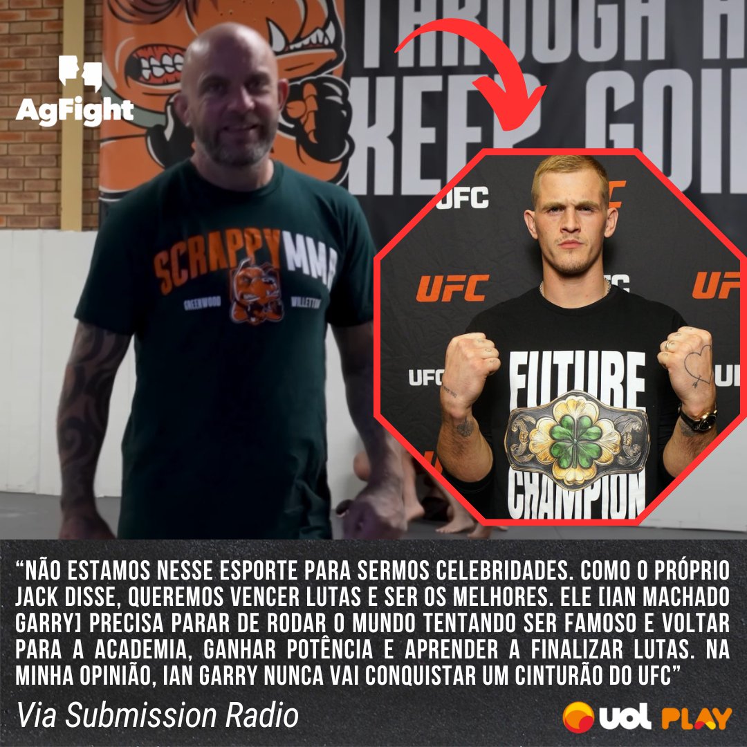 AgFight's tweet photo. CUTUCOU
🔥 O técnico de Jack Della Maddalena, novo campeão dos meio-médios (77 kg), quebrou o silêncio e mandou um recado direto para Ian Machado Garry.
💬 Spoiler: não foi nada amistoso.
#treta #ufc #jackdellamaddalena #ianmachadogary #benvickers https://t.co/oiUAG5C7I0