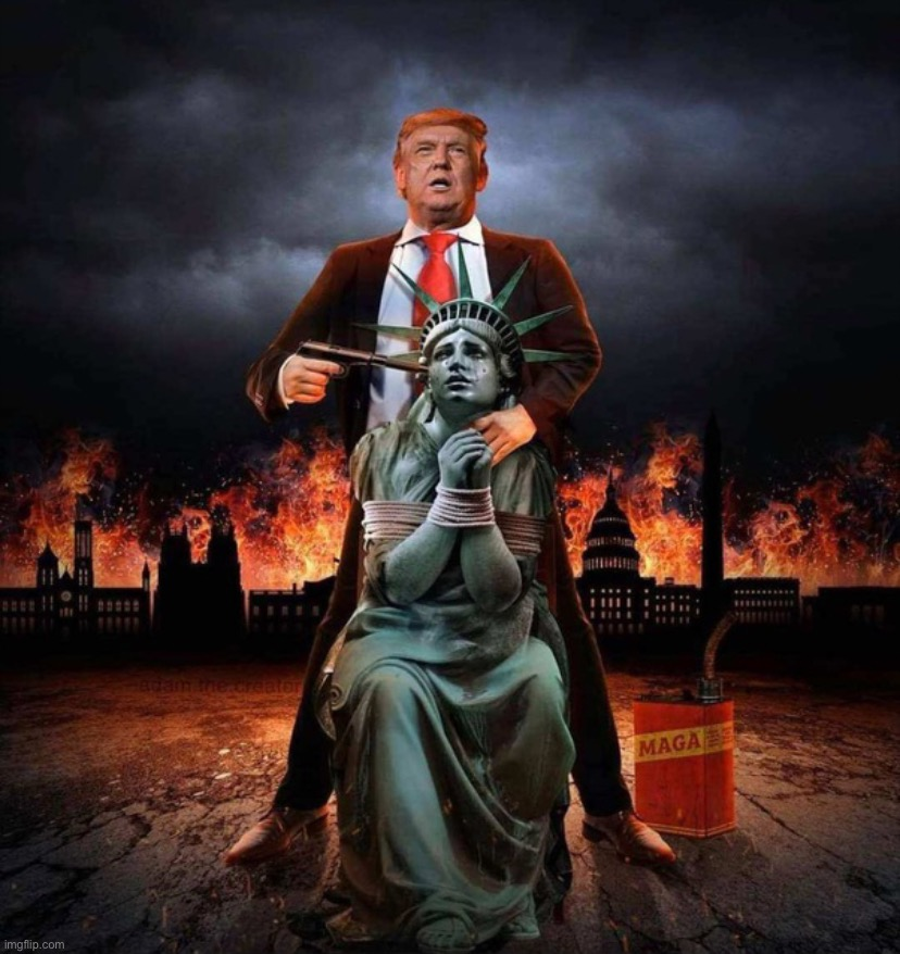 It feels as if Trump is holding America hostage! Does anyone else agree?