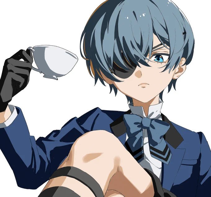 今日のワンドロです黒執事のシエル・ファントムハイヴです 